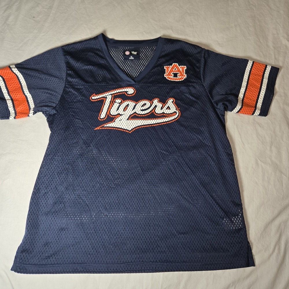 Auburn AU Tigers Blue Mesh Jersey Shirt Knights G-lll Sports Women's XL - Picture 2 of 8